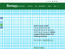 Tablet Screenshot of hamonigolf.com